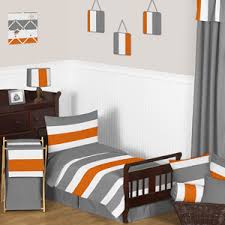 3.4 out of 5 stars with 36 ratings. Gray And Orange Stripe Toddler Bedding 5pc Set By Sweet Jojo Designs Only 32 74