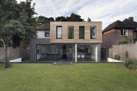 Glass Addition Giving Contemporary Look To Old House Exterior And Interior Design Bungalow Extensions Flat Roof House Building A House