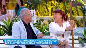 Do seu segundo casamento com heloísa coelho de rosa franco, falecida em 1983, nasceu maria cecília franco (mica). Moacyr Franco Afirma Que Esta Passando Por Dificuldades Financeiras Recordtv R7 Balanco Geral