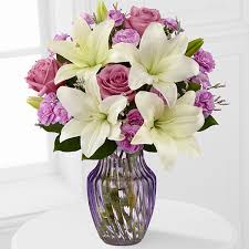 #personal #flowers #flower delivery #bouquet #vase of flowers #i love my husband #<3 #roses #lilies #humblebrag #bragging. Lavender Twilight Mixed Flower Bouquet Vase May Vary In Redmond Or Every Bloom N Thing