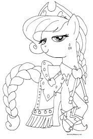 Princess Applejack From My Little Pony In 2020 My Little Pony Coloring Horse Coloring Pages Unicorn Coloring Pages