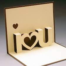Crafting hours brings you another. I Love You Pop Up Card Unique Diy Valentines Pop Up Card Templates Valentines Cards