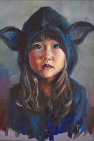 moose horn my daughter patsy painted for me