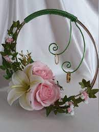 Handmade Wedding Ring Bearer Ring Holder Wedding Ring Pillow Wedding Flower Wedding Ring