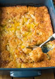 The aroma of peach cobbler wafting from the oven is delightful. Southern Peach Cobbler Best Recipe Ever Merry About Town
