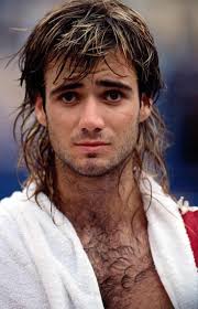 Mullet era, Agassi's prime look 🔥🎾 #AndreAgassi #agassi #throwback  #TennisPlayer #TennisLegend #fanfavorite