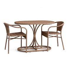 Outdoor furniture pe wicker 3 pieces rattan bistro sets egg shell cafe table and chair. Pin On Kristen Deck