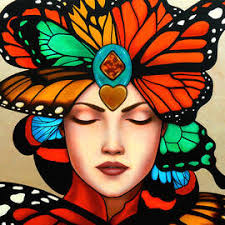 The Oracle Painting by Helena Rose