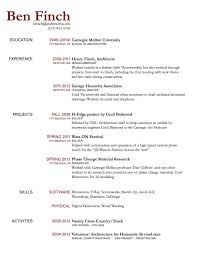 drafting resume examples