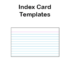 Check spelling or type a new query. Printable Index Card Templates 3x5 And 4x6 Blank Pdfs