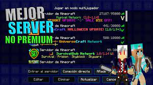 Server Para Minecraft 1 8 1 9 1 14 No Premium Con Juegos Del Hambre Skywars Y Mucho Mas Youtube