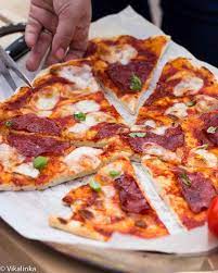 Garden Pizza Party All Italiana Italian Recipes Italian Recipes Authentic Salami Pizza