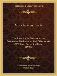 We carry several different deworming products here at affordable pet care. Miscellaneous Tracts The Trimming Of Thomas Nashe Gentleman The Pastorals And Other Works Of William Basse And More 1597 Campo Richardo De Medico Basse William 9781165685868 Amazon Com Books