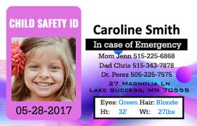 It blends well with the. 3 Things You Should Include On Your Child Id Card Easyidcard Com