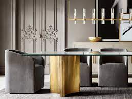 Rh The Dalton Dining Table Linear Chandelier Restoration Hardware Kitchen Modern Linear Chandelier