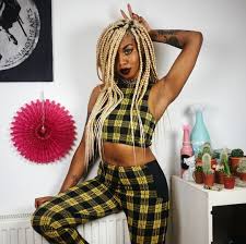 Black And Brown Braids On Dark Skin Black Girls R Pretty 2 Blonde Box Braids Afro Hairstyles Box Braids Hairstyles