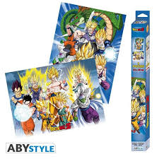The adventures of a powerful warrior named goku and his allies who defend earth from threats. Group Dragon Ball Z Poster Set 52 X 35 Cms Kokuro