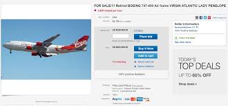 A wide variety of boeing 747 400 options are available to you, such as used, new. Virgin Atlantic 747 For Sale On Ebay Less Than The Price Of A Condo View From The Wing