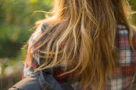 Long blonde hair with bangs. Back View Of Girl With Long Blonde Hair By Jovo Jovanovic