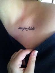 Semper Fidelis Is A Latin Phrase Meaning Always Faithful Or Always Loyal Well Known In The United States As The Mot Girlfriend Tattoos Tattoos Dad Tattoos