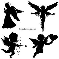 Download Angel Silhouette Free Downloadable Vector Images Freepatternsarea