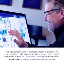 Mike Quick, VP of R&D/Innovation, Diagnostics Solutions, has helped bring  our cervical health technology to over 60 countries around the world.  Today, he continues to lead research