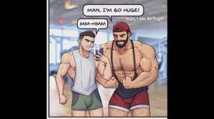 muscle theft comic || muscle growth comics || - YouTube