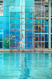 Kersplash Crystal Clear Pool Climbing Wall Crystal Clear Pools Climbing Wall Pool Water Slide
