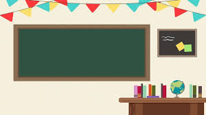 Cartoon Fresh Classroom Background Illustration Classroom Background Classroom Themes Classroom
