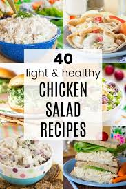 I ate my avocado greek yogurt chicken salad over the course of three days, though, and there was no brown avocado to be seen. 40 Light And Healthy Chicken Salad Recipes That Aren T Loaded Down With Mayo Healthy Chicken Salad Recipe Chicken Salad Recipes Healthy Chicken Salad