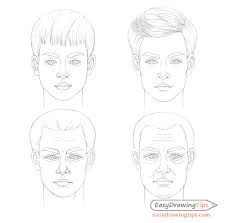 Tips On Drawing The Same Male Face Of Different Ages Easydrawingtips