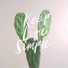 Inspirational Quote Keep Life Simple Cactus Plant On White Background Stock Image Image Of Minimalist Lifestyle 174772383 Life is really simple, but we insist on making it complicated. cactus plant on white background stock