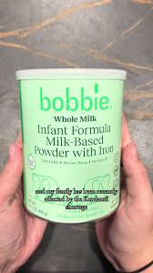 Bobbie is currently having a limited time buy one, get one free offer for  new customers to try their new Whole Milk infant formula! We are so  grateful to @BobbieBaby for bringing us a whole milk baby ...
