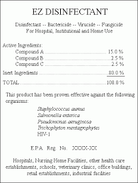 recommended cleaning and disinfection procedures for foot