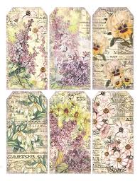 Lilac Lavender Springtime Gift Tags Springtime Gifts Vintage Cards Vintage Tags