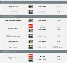 Узнай, что сейчас идет и смотри матч! Raspisanie Teletranslyacij Matchej 27 Go Tura Chempionata Rossii Po Futbolu Match Tv Pokazhet Igru Spartak Ahmat Fanat1k Ru