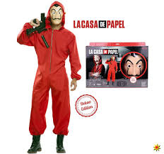 Die dritte staffel dieser serie ist zwar schon vorbei, aber mamma mia, was der erfolg der serie haus des geldes brachte die leute seit 2019 dazu, sich als die figuren der serie zu verkleiden. Deluxe Kostum Haus Des Geldes La Casa De Papel Inkl Gesichtsbedeckung