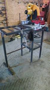 Chop Saw Table Welding Cart Welding And Fabrication Welding Table