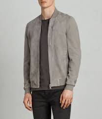 Mens New Fashion Gray Suede Leather Zipper Bomber Jacket Bmsj59 In 2021 Jackets Men Fashion Mens Outfits Suede Bomber Jacket