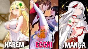 Top 10 Harem Ecchi Manhwa With OP MC - YouTube