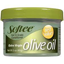 If your hair looks as though it's waning, a dose of olive oil can increase the vigor and make it shine. Softee Olive Oil Hair Scalp Conditioner 3 Oz Jar Walmart Com Walmart Com