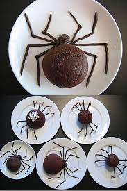 Une Araignee Fondant Au Chocolat Pour Halloween Spider Cake Halloween Cakes Halloween Treats