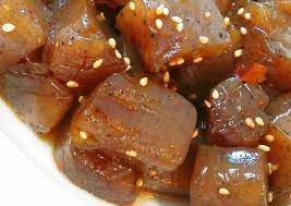 Simple Tasty And Spicy Konnyaku For Bento Recipe By Cookpad Japan Recipe Recipes Korean Side Dishes Bento Recipes