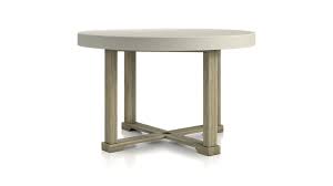 Cayman 48 Round Dining Table Crate And Barrel In 2020 Round Dining Table 48 Round Dining Table Round Dining