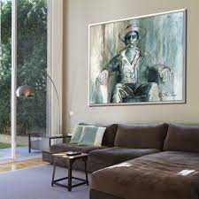 Extra Large Masculine Figure Wall Art Contemporary Art Print Etsy Masculine Wall Art Extra Large Wall Art Canvas Wall Decor