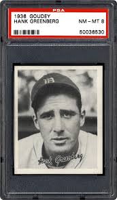1936 Goudey (R322) Hank Greenberg