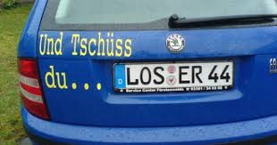 Ein Klasse Autokennzeichen Autokennzeichen Lustig Witze Spruche