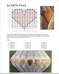 Template For Folding Books Into A Heart Folded Book Art Pattern Book Folding Book Origami