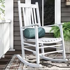 Rocking chairs are a comfortable place for feeding an infant. Outdoor Resin Rocking Chairs Wayfair