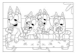 Cartoons for boys for girls. Bluey Friends Colouring Sheets Bluey Official Website